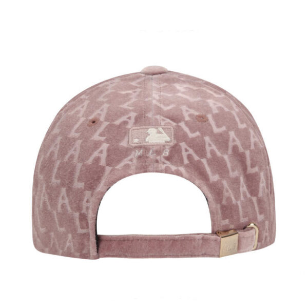 Mũ MLB LA Dodgers Velvet Monogram Pink 32CPXM941-07P - Ảnh 3