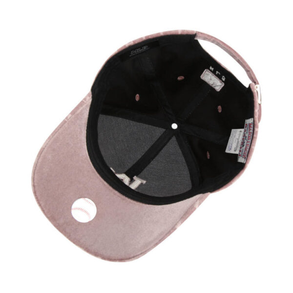 Mũ MLB LA Dodgers Velvet Monogram Pink 32CPXM941-07P - Ảnh 5