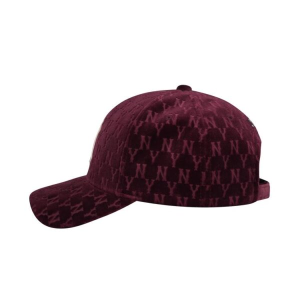Mũ MLB LA Dodgers Velvet Monogram Red 32CPXM941-50E - Ảnh 2