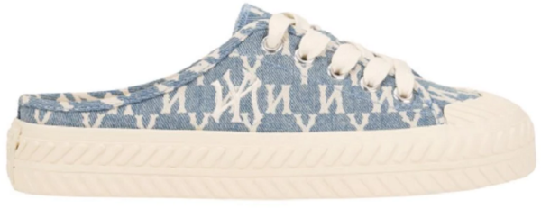 Giày MLB PlayBall Mule Mono Denim New York Yankees 'Blue' 32SHSD111-50U
