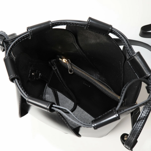 Túi Chloe' Black Bucket Bag CHC21AS401F14-001 - Ảnh 4