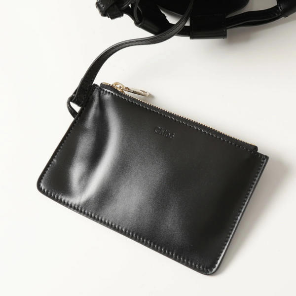 Túi Chloe' Black Bucket Bag CHC21AS401F14-001 - Ảnh 3