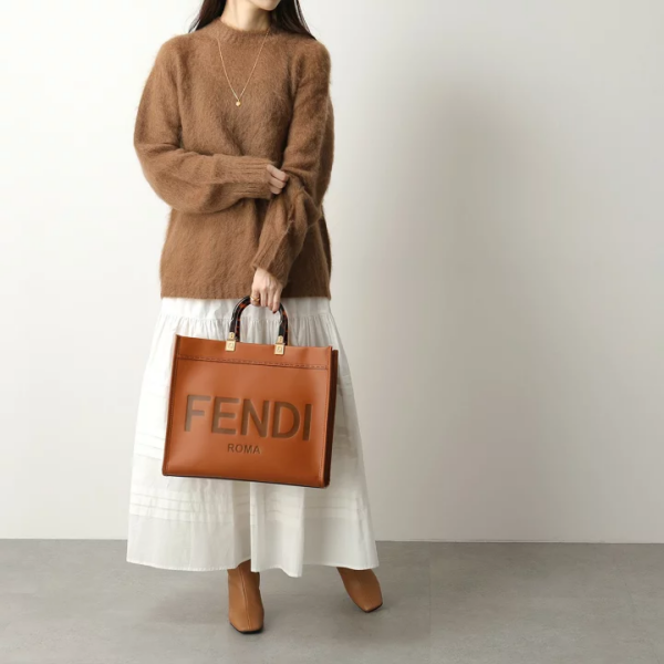 Túi Fendi Medium Sunshine 'Brown' 8BH386ABVLF0PWZ - Ảnh 9