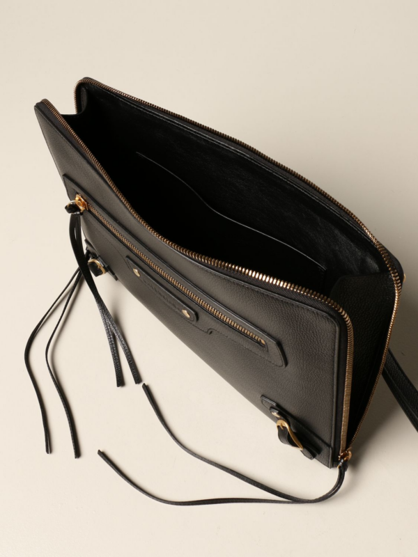 Túi Balenciaga Neo Classic Pouch In Grained Leather 652490-15Y0I-1000 - Ảnh 5