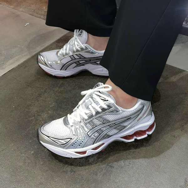 Giày Asics Gel Kayano 14 'White Pure Silver' 1201A019-104 - Ảnh 4