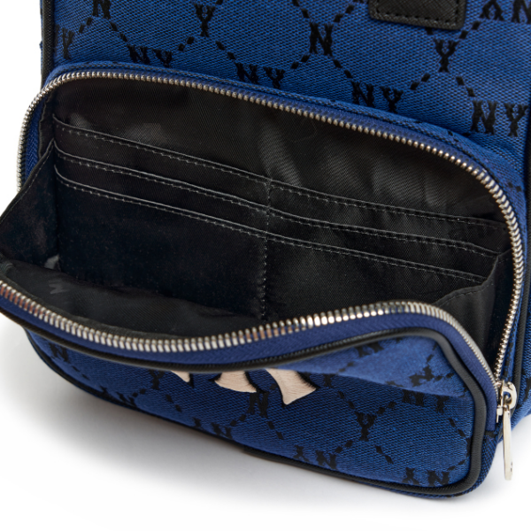 Túi MLB Monogram Diamond Jacquard Mini Backpack 3ABKS031N-50BLD - Ảnh 5