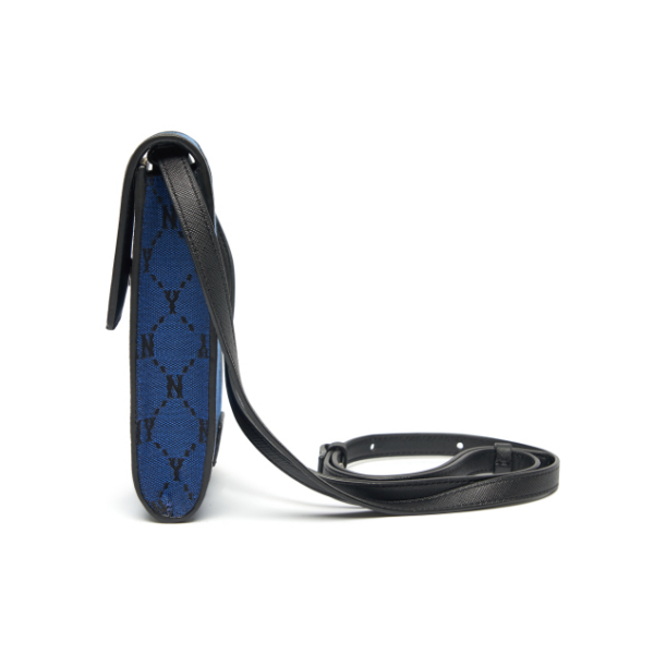 Túi MLB Monogram Diamond Jacquard 'Blue' - Ảnh 2