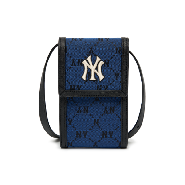 Túi MLB Monogram Diamond Jacquard 'Blue'