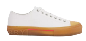 Giày Burberry Logo Detail Cotton 'White' 80523431