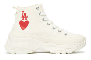 Giày MLB Chunky high heart LA Dodgers 3ASHU321N-07IVS