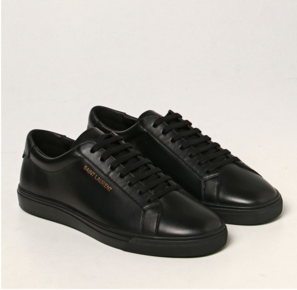 Giày Saint Laurent Andy Low 'Black' 606833-0ZS00-1000 - Ảnh 2