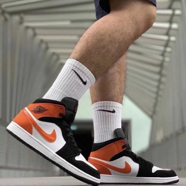 Giày Nike Air Jordan 1 Mid GS 'Shattered Backboard' 554725-058 - Ảnh 4