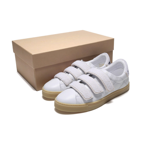 Giày Burberry Fabric Leather White 80054541 - Ảnh 4
