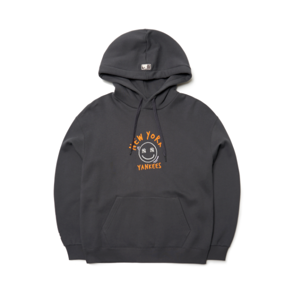 Áo MLB Like Smile Brushed Mega Overfit Hoodie NY Yankees 3AHDL5116-50CGS