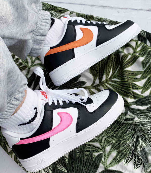Giày Nike Wmns Air Force 1 '07 'Satin Swoosh' DC4463-100 - Ảnh 4
