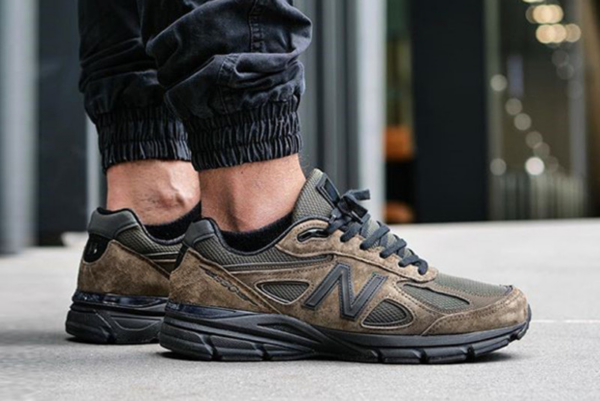 Giày New Balance 990v4 Made in USA 'Military Green' M990MG4 - Ảnh 2
