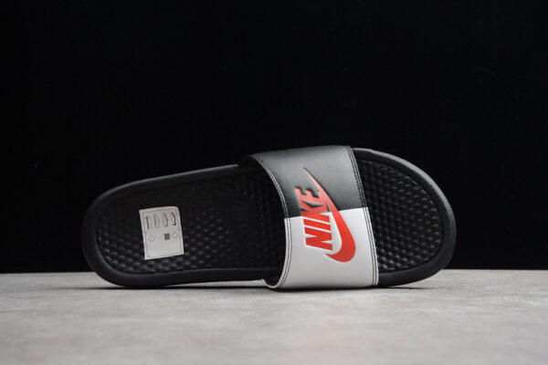 Dép Nike Benassi JDI Slides 'Black Red White' 343880-006 - Ảnh 2