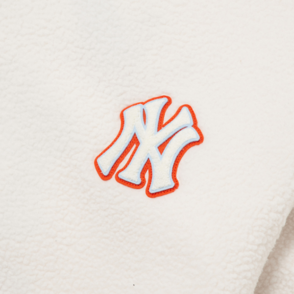 Áo MLB Like Fleece Overfit Sweatshirt New York Yankees 3AMTF5316-50CRS - Ảnh 4