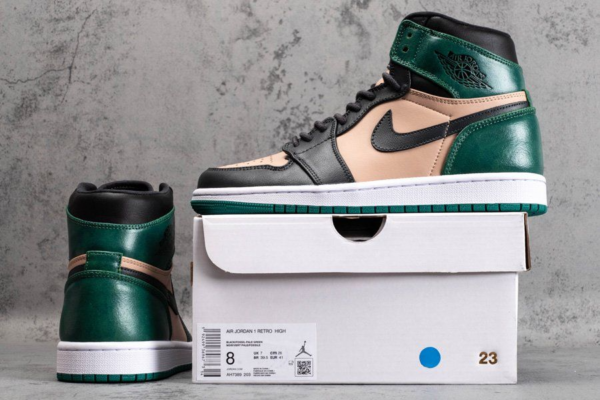 Giày Nike Air Jordan 1 High Premium 'Mystic Green' AH7389-203 - Ảnh 4