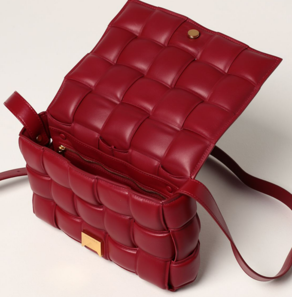 Túi Bottega Veneta Padded Intreccio Leather Cross-body Bag 591970-VCQR1-6358 - Ảnh 4