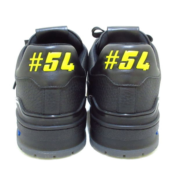 Giày Louis Vuitton LV Trainers 2021 'Black Yellow' 1A8ZQ9 - Ảnh 5