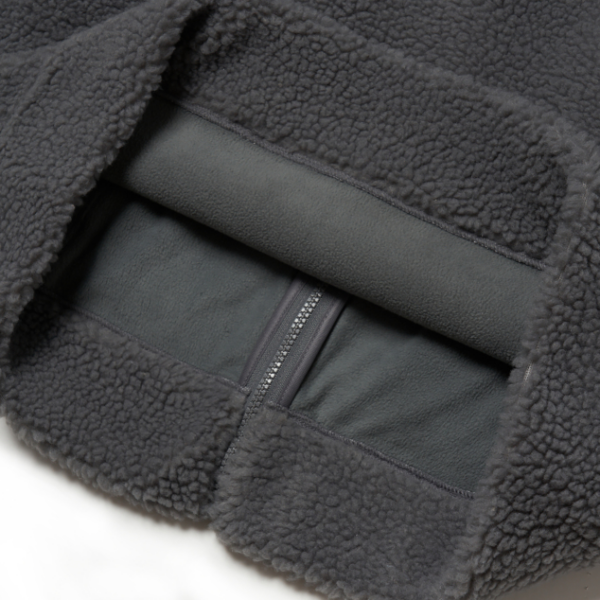 Áo MLB Basic Stand Neck Dumble Fleece Jumper 3AJPF0316-50GRD - Ảnh 4