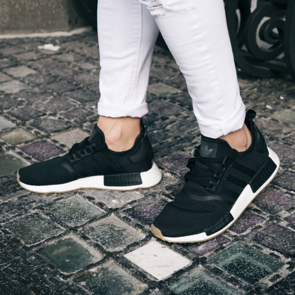 Giày Adidas NMD R1 Black Gum B42200 - Ảnh 4