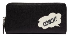 Ví Coach x Marvel Accordion Zip Wallet With Coach Bubble Black 3489