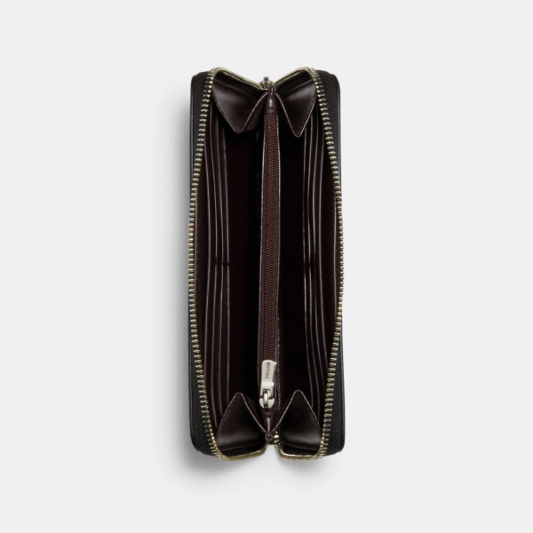 Ví Coach x Marvel Accordion Zip Wallet With Coach Bubble Black 3489 - Ảnh 4