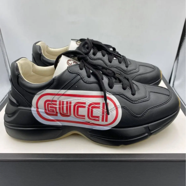 Giày Gucci Rhyton Print 'Black' 523609-DRW00-1000 - Ảnh 4