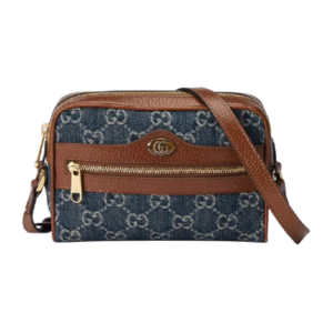 Túi Gucci Ophidia GG Mini Dark Blue And Brown Leather 517350-2KQGG-8375