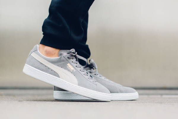 Giày Puma Suede Classic Steeple Grey White 352634-66 - Ảnh 6