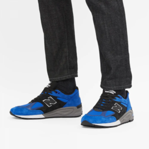 Alternative view of Giày New Balance 990v2 Made In USA 'Blue Suede' M990PL2