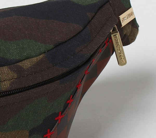 Túi Sprayground Shark Shape Check Fanny 'Camouflage' 910B4312NSZ - Ảnh 4