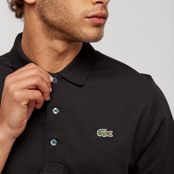 Áo Lacoste Tennis Regular Fit Polo Shirt 'Black' L1230-20B-031 - Ảnh 2