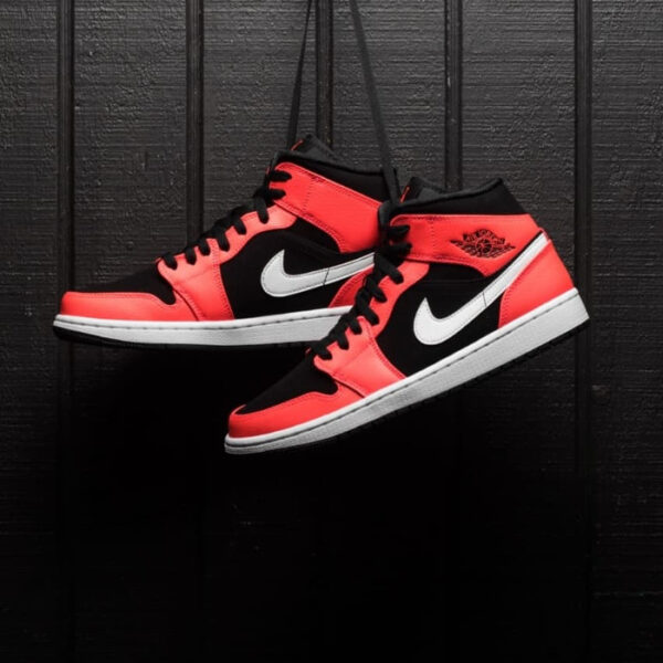 Giày Nike Air Jordan 1 Retro Mid 'Infrared 23' 554724-061 - Ảnh 7
