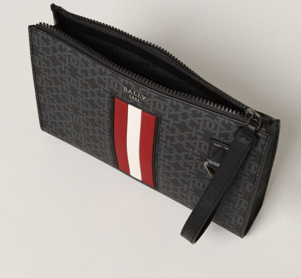 Ví Bally Makid 'Black Red' MAKID-06 - Ảnh 3