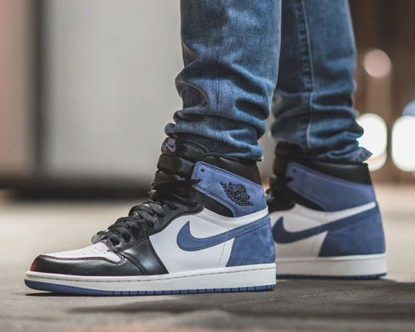 Giày Nike Air Jordan 1 Retro High OG 'Blue Moon' 555088-115 - Ảnh 3
