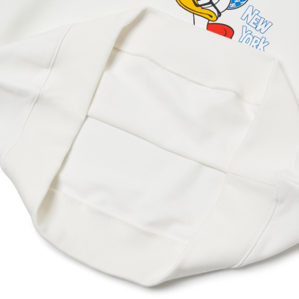 Áo MLB X DISNEY Donald Duck Front Print 3AMTD1014-50IVS - Ảnh 6