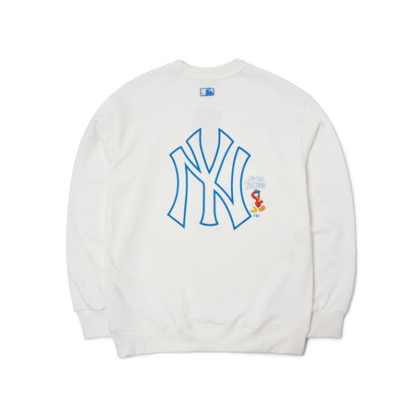 Áo MLB X DISNEY Donald Duck Front Print 3AMTD1014-50IVS - Ảnh 2