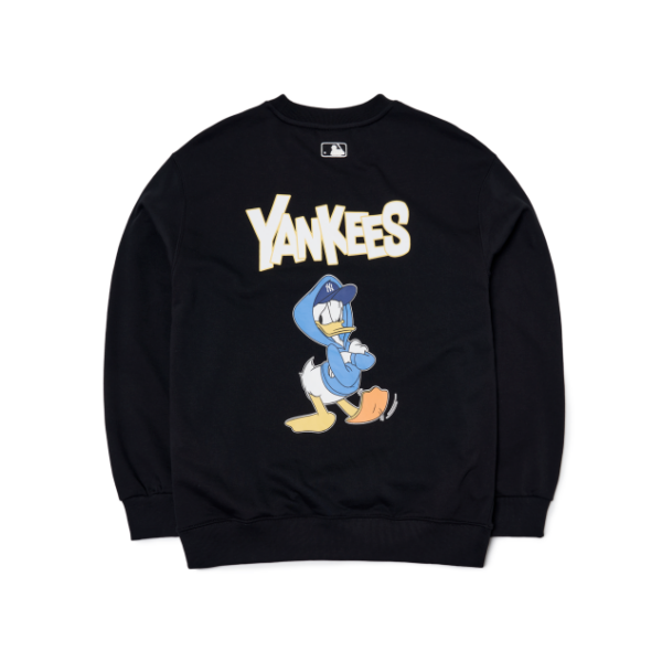 Áo MLB X DISNEY Donald Duck Bag Print Overfit Sweatshirt NY - Ảnh 6
