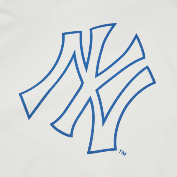 Áo MLB X DISNEY Donlad Duck Big Logo Overfit Hoodie NY Yankees 3AHDD1014-50IVS - Ảnh 6