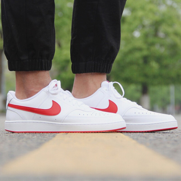 Giày Nike Court Vision Low 'White University Red' CD5463-102 - Ảnh 3