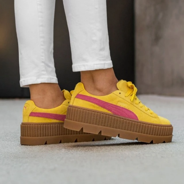 Giày Puma Fenty x Wmns Cleated Creeper 'Lemon' 366268-03 - Ảnh 3