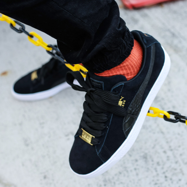 Giày Puma Suede Classic B Boy Black 366492-01 - Ảnh 4