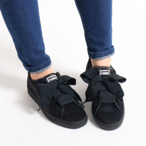 Alternative view of Giày Puma Suede Heart EP 'Black Metallic Beige' 366922-01