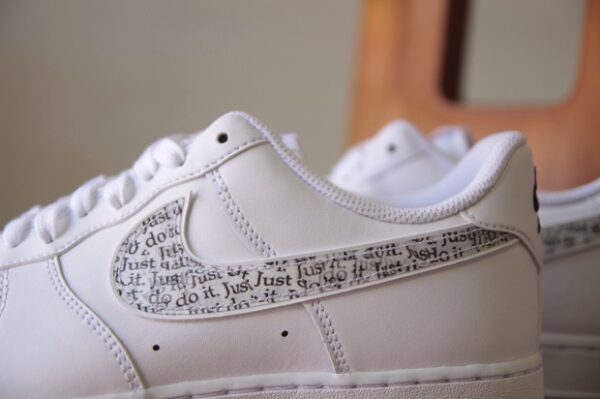 Giày Nike Air Force 1 LV8 White 'Just Do it' BQ5361-100 - Ảnh 7