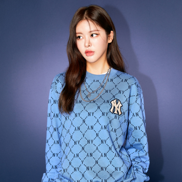 Áo MLB Monogram Diamond New York Yankees 'Blue'  3AMTM0314-50BLD - Ảnh 5