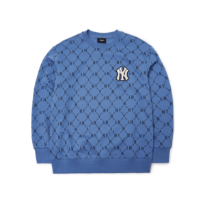 Áo MLB Monogram Diamond New York Yankees 'Blue'  3AMTM0314-50BLD