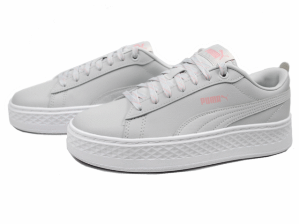 Giày Puma Wmns Smash Platform Q4 Polka 'Grey' 369833-02 - Ảnh 5